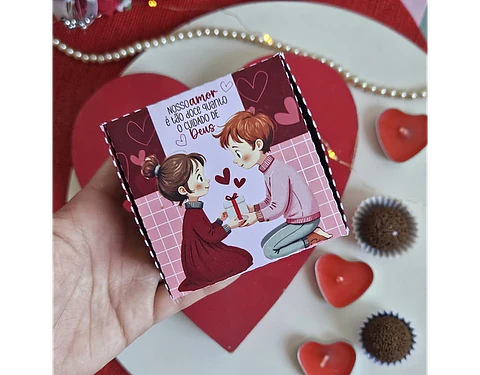 Arquivo dia dos namorados caixinha 4 doces - BELLA IDEIA