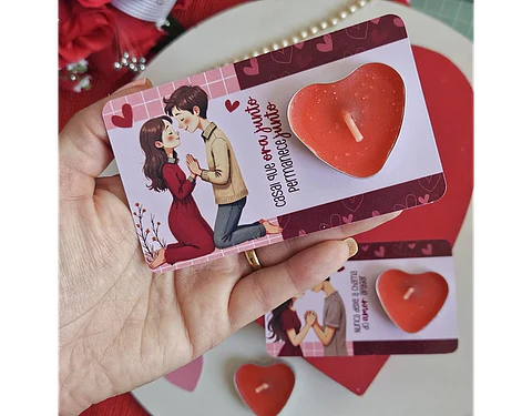 Arquivo dia dos namorados card vela - BELLA IDEIA