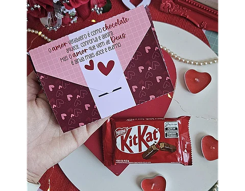 Arquivo dia dos namorados envelope kit kat - BELLA IDEIA