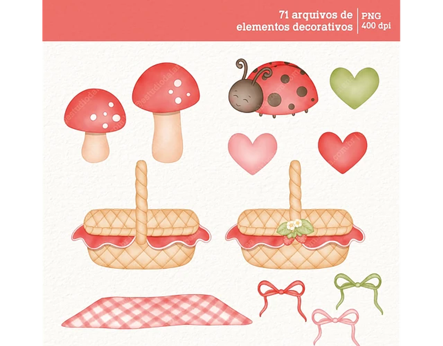 Kit Digital Moranguinho - DAIANE BARBOSA 8