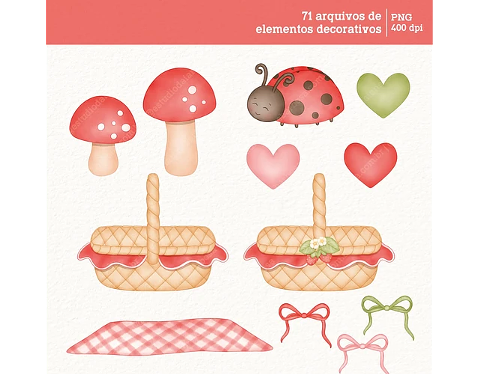 Kit Digital Moranguinho - DAIANE BARBOSA 8