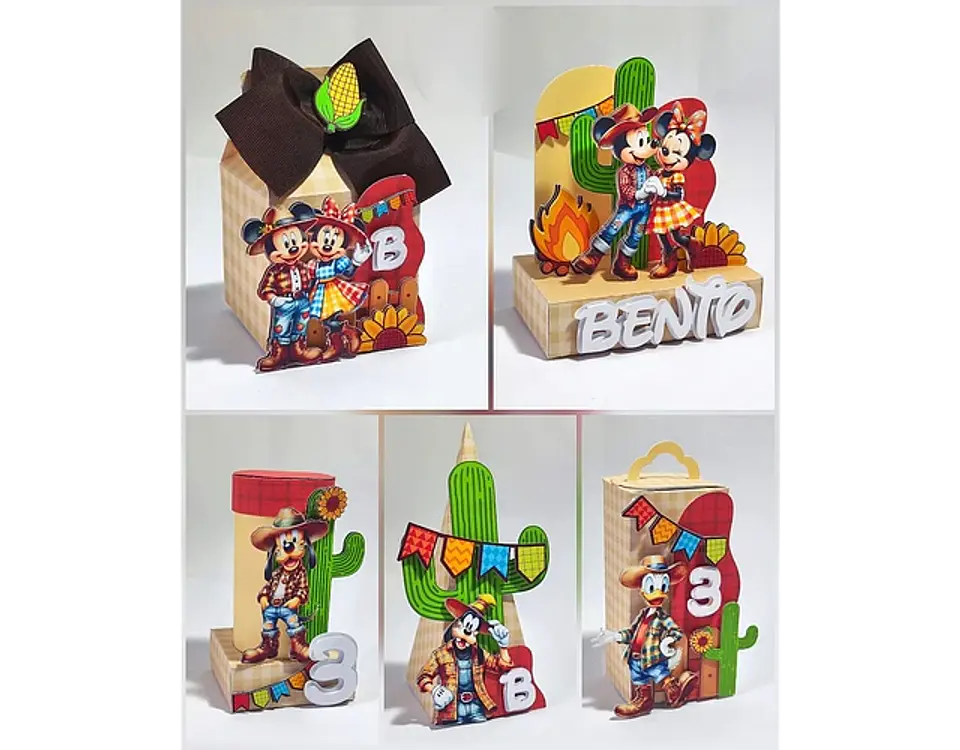 Arquivo de corte Mickey e Minnie São João 1