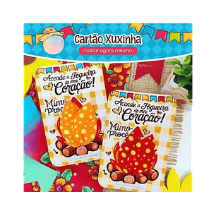 Arquivo festa junina card xuxinha fogueira - ART IDEIA