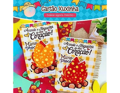 Arquivo festa junina card xuxinha fogueira - ART IDEIA