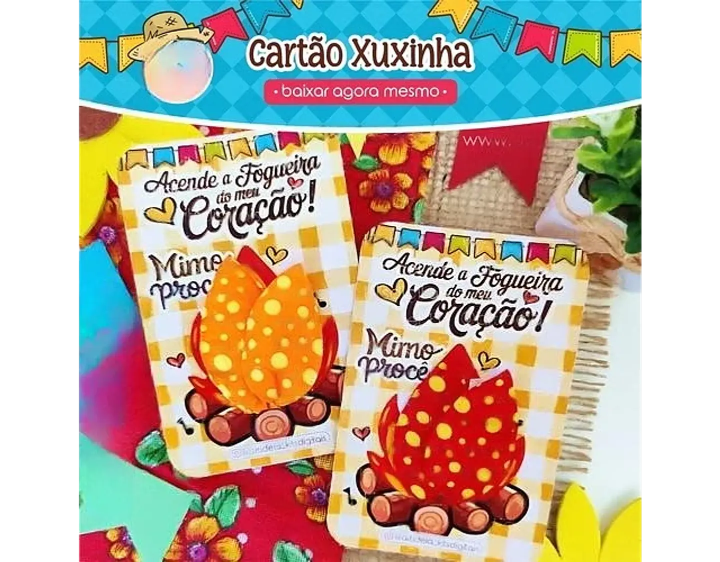 Arquivo festa junina card xuxinha fogueira - ART IDEIA 1