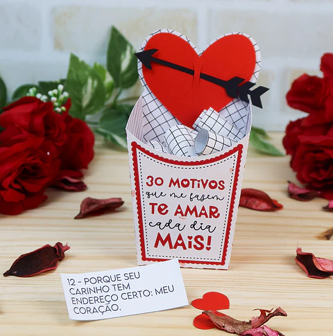 Arquivo dia dos namorados caixa 30 motivos - CHUVINHA DE PAPEL