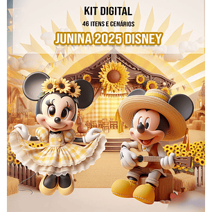 Kit Digital Festa Junina Disney - ILUSTRADEB