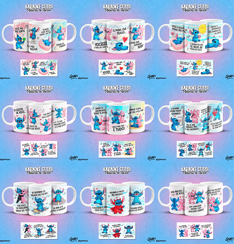Arquivo canecas Karaokê Stitch músicas de amor - GUATI