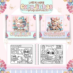 Arquivo livro de colorir corujinhas professoras - PAMELLA