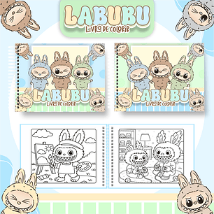 Arquivo livro de colorir Labubu - PAMELLA