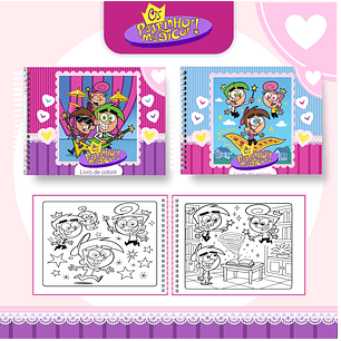 Arquivo livro de colorir Padrinhos Mágicos - PAMELLA