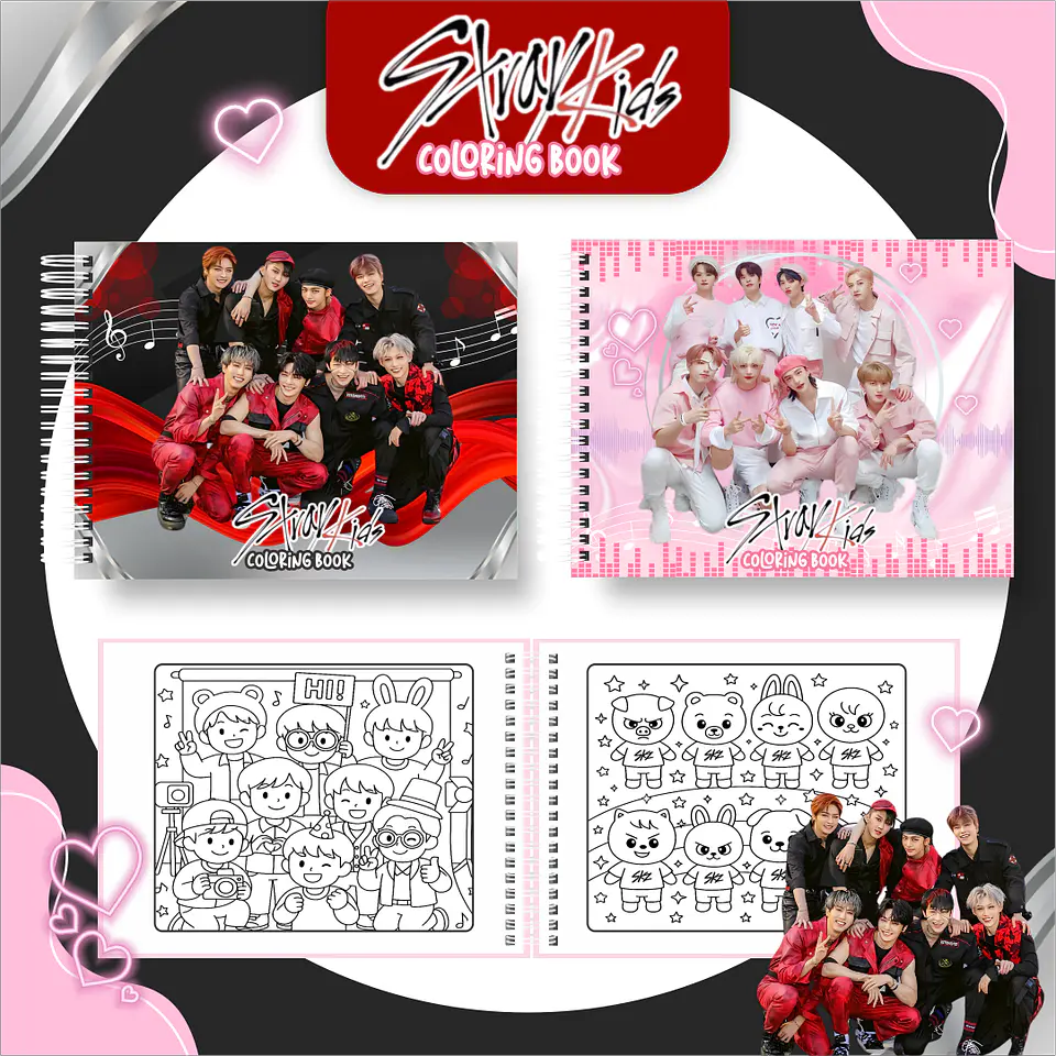 Arquivo livro de colorir Stray Kids - PAMELLA 1