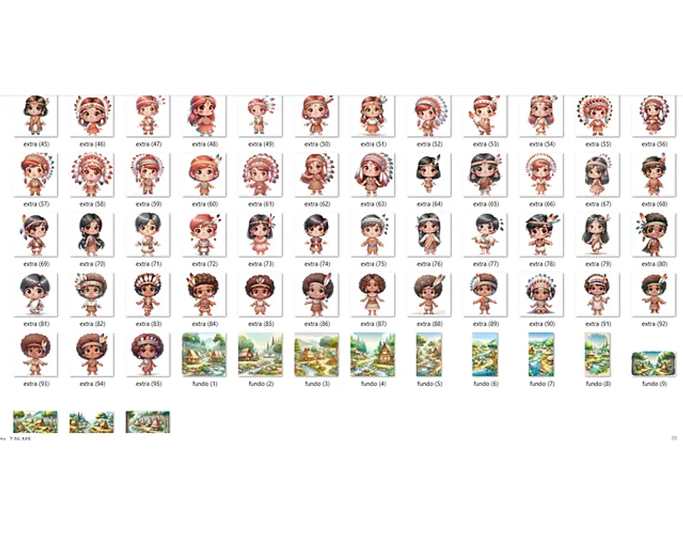 Kit Digital Dia do Índio - FANDDY 2