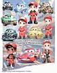 Kit Digital carros disney aquarela - FANDDY - Thumbnail 1