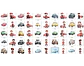 Kit Digital carros disney aquarela - FANDDY - Thumbnail 2