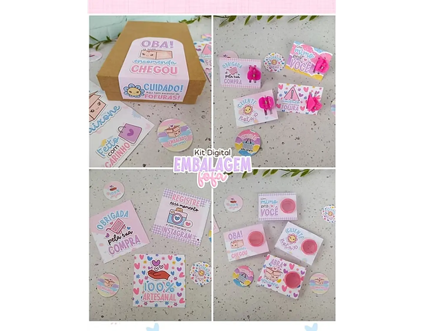 Arquivo Embalagem fofa umboxing - CANDY DESIGN 5