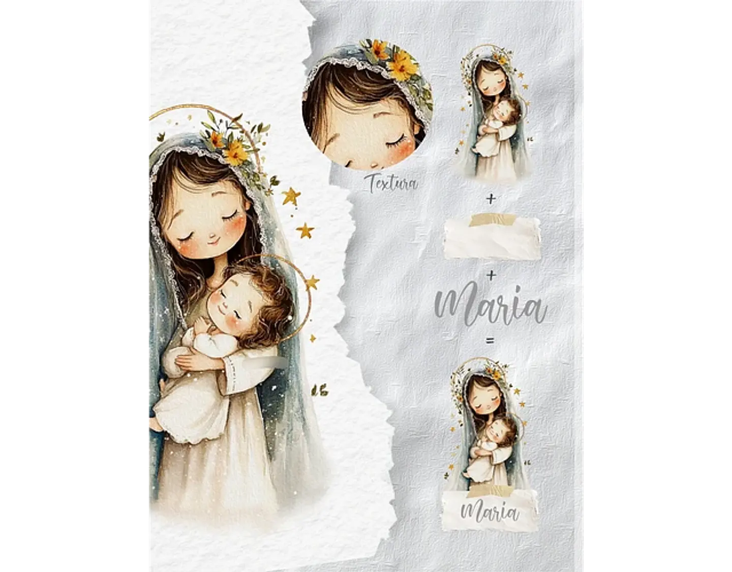 Kit Digital Mulheres de Fé - CARINAS PAPER 2