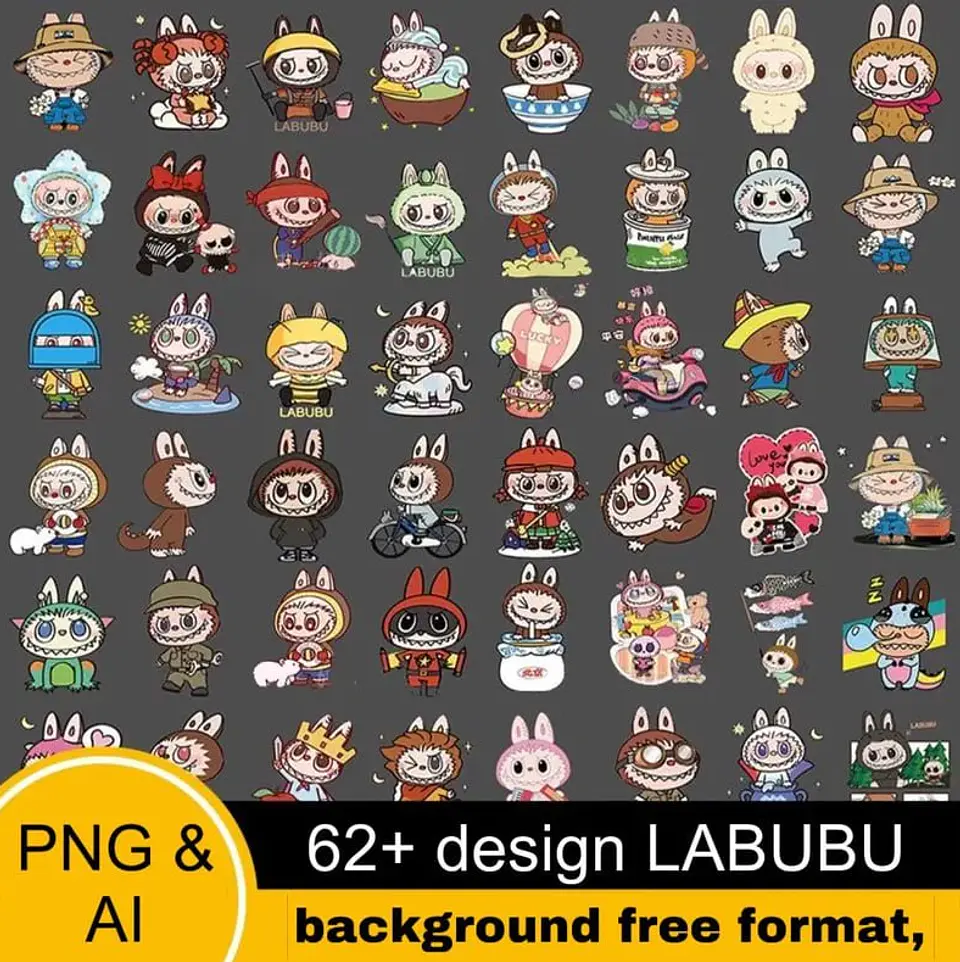 Kit Digital Labubu 1