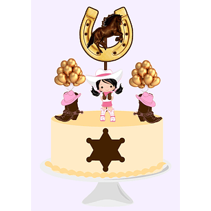 Arquivo de Corte Topo Cowgirl