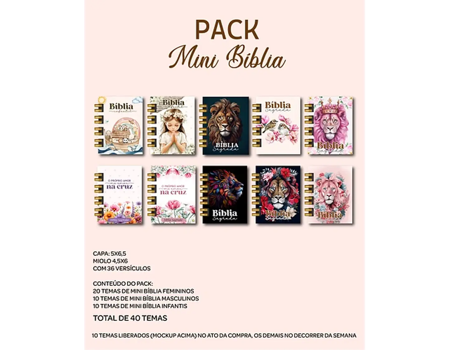 Arquivo encadernação pack mini bíblias - DREAM ARTS 1