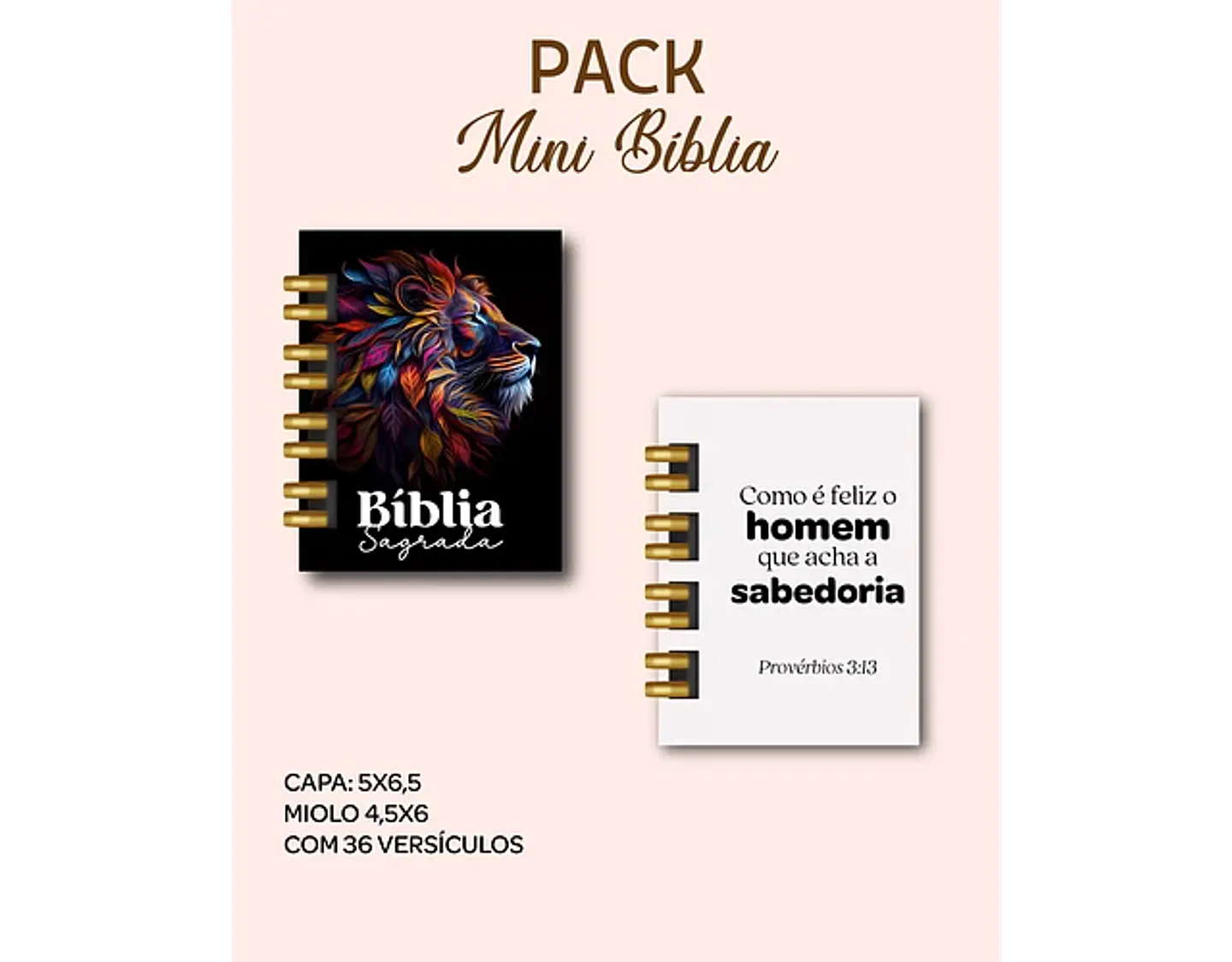 Arquivo encadernação pack mini bíblias - DREAM ARTS 10