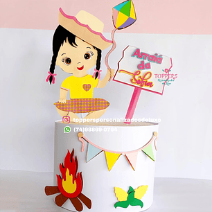 Arquivo são joão menina topo de bolo festa junina