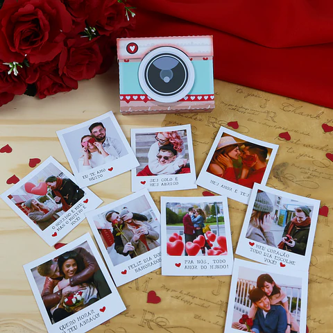 Arquivo Dia dos Namorados Caixa Polaroid e Foto