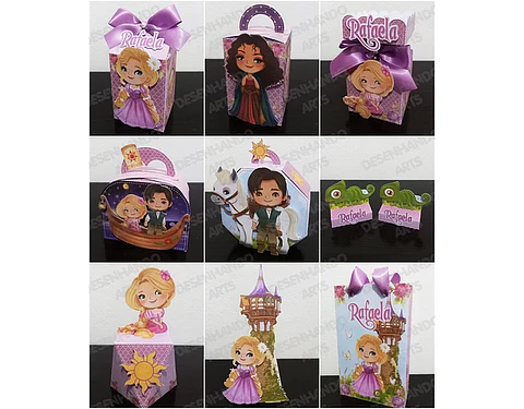 Arquivo de Corte Rapunzel Enrolados 