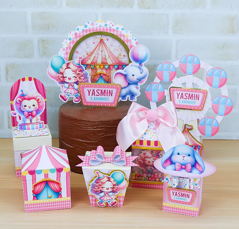 Arquivo de corte Circo 117 - CHUVINHA DE PAPEL