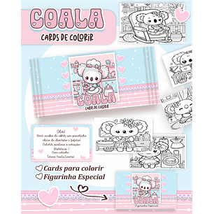 Arquivo Big Card de Colorir Coala Kawai - PAMELLA