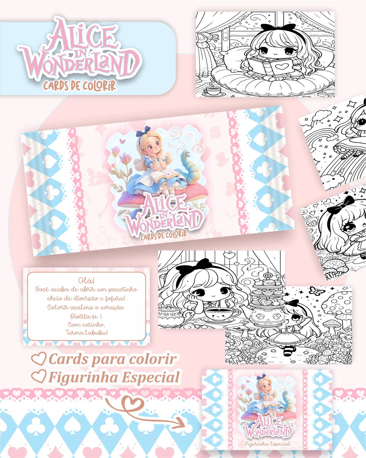 Arquivo Big Card de Colorir Alice - PAMELLA 1