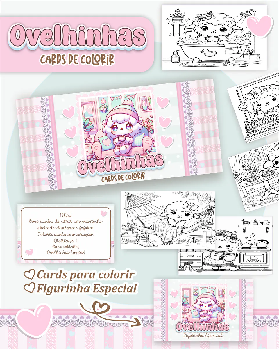 Arquivo Card de Colorir Ovelhinhas - PAMELLA 1