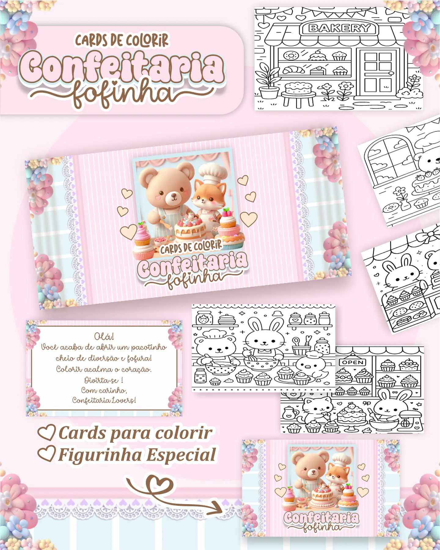 Arquivo Card de Colorir Confeitaria fofinha - PAMELLA 1