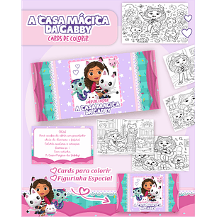 Arquivo Card de Colorir A Casa Mágica da Gabby - PAMELLA