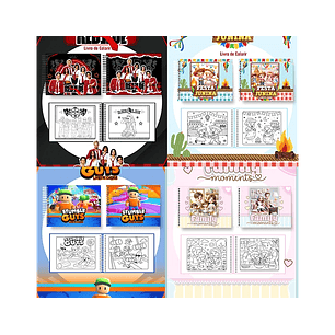 Arquivo Super Pack Livros de Colorir 2.0 80 TEMAS - Pamella