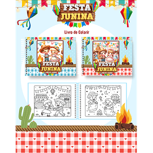 Arquivo Livro de Colorir FESTA JUNINA - PAMELLA