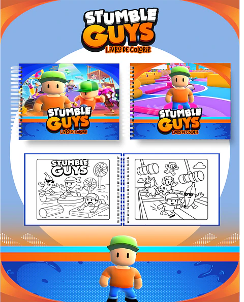 Arquivo Livro de Colorir STUMBLE GUYS - PAMELLA