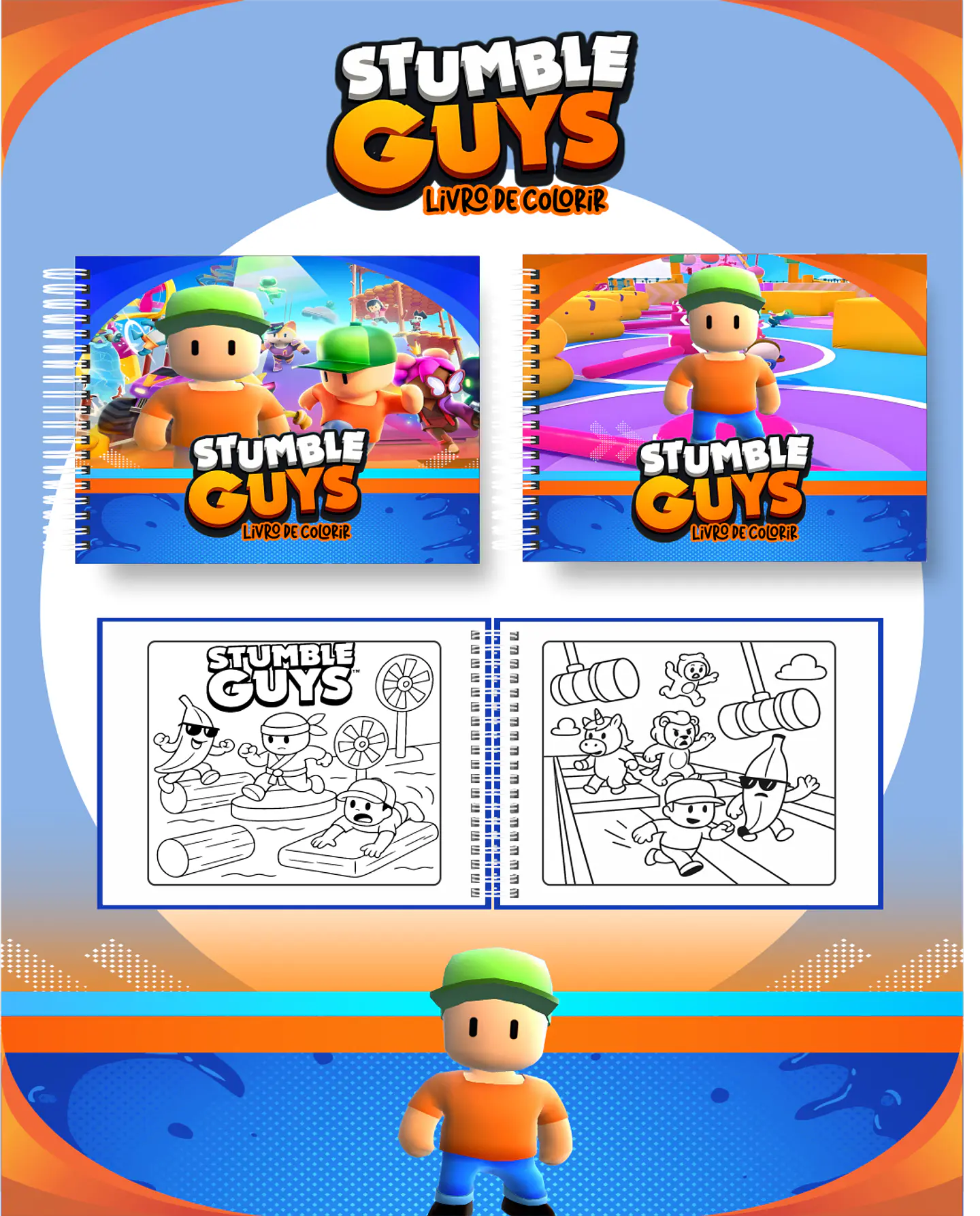 Arquivo Livro de Colorir STUMBLE GUYS - PAMELLA 1