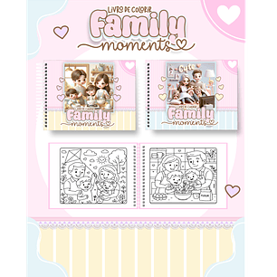 Arquivo Livro de Colorir FAMILY MOMENTS  - PAMELLA