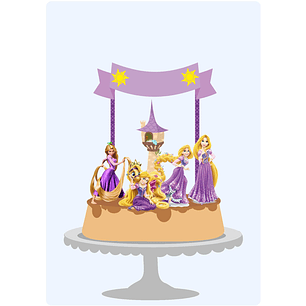 Arquivo de Corte Topo Rapunzel