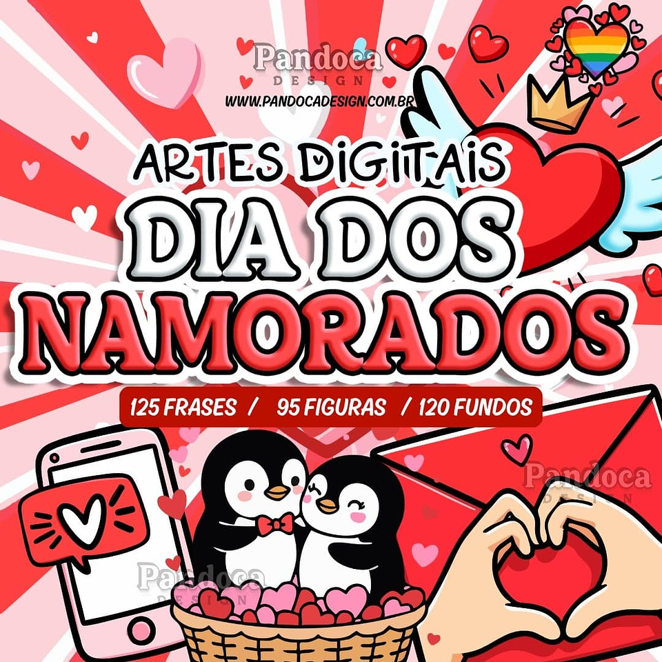 Kit Digital Dia dos Namorados 2025 - Pandoca 1