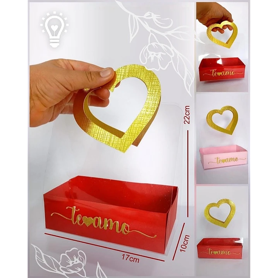 Arquivo Dia dos Namorados Sacola Coração Acetado - CRIAR BV 1