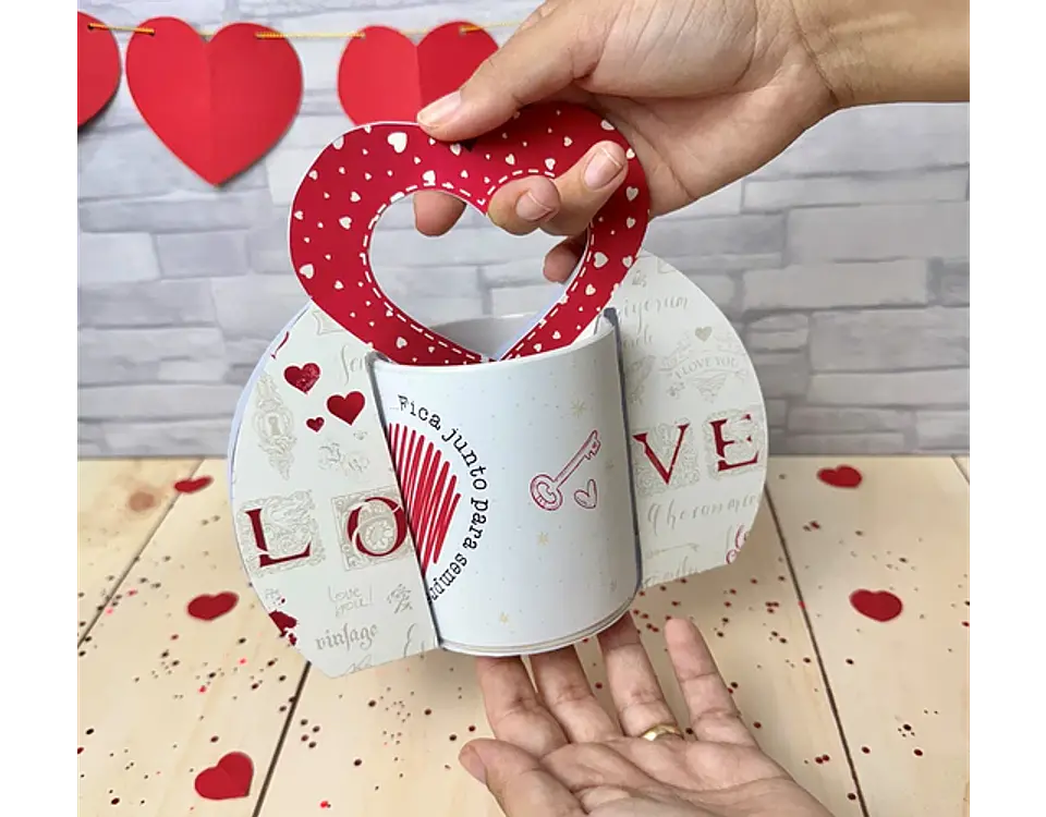 Arquivo Dia dos Namorados Porta Caneca Coração - MADI 1
