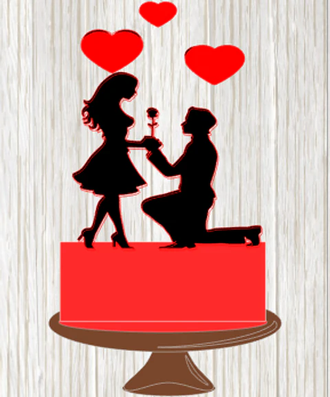 Arquivo Topo de Bolo Dia dos Namorados - Casal