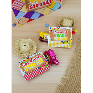 Arquivo festa junina embalagem para bombom paçoca - CHUVINHA DE PAPEL