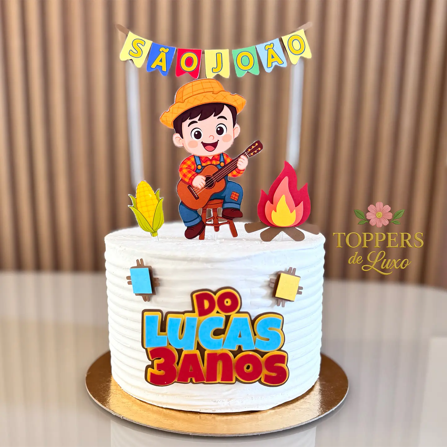 Arquivo Topo de Bolo Festa Junina Arraiá Menino 1