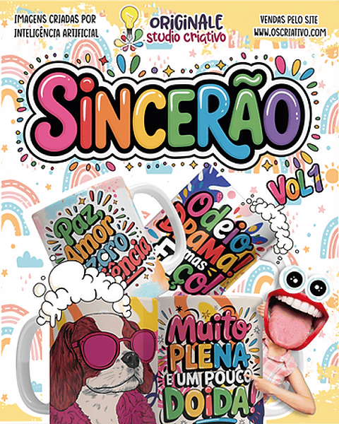 Arquivo Caneca Pack Sincerão Vol 1 - Originale