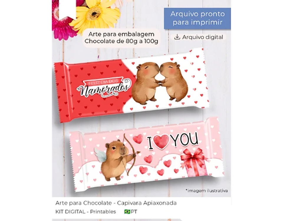 Arquivo Combo Dia dos Namorados Capivara Apaixonada - Balloon 2