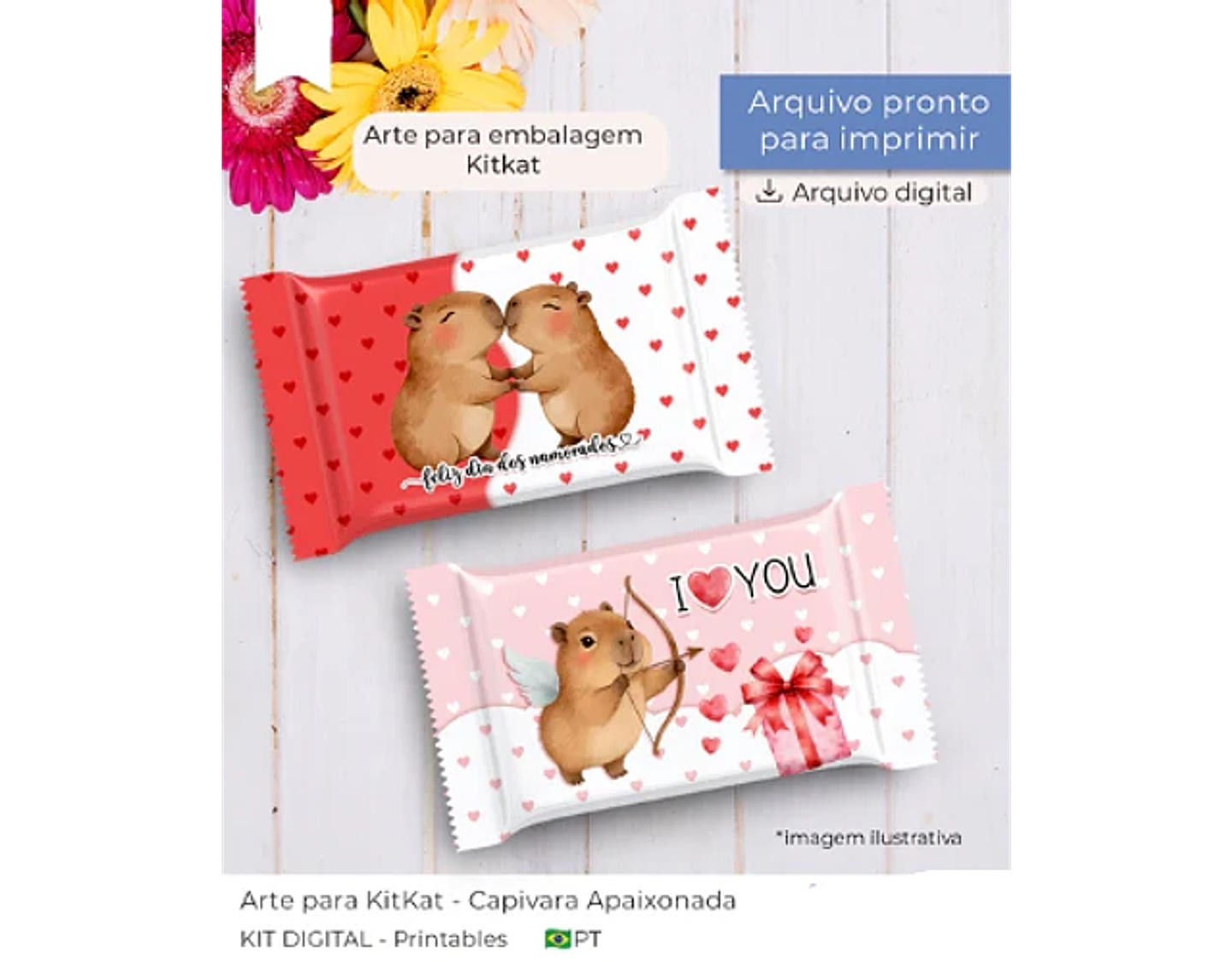 Arquivo Combo Dia dos Namorados Capivara Apaixonada - Balloon 3