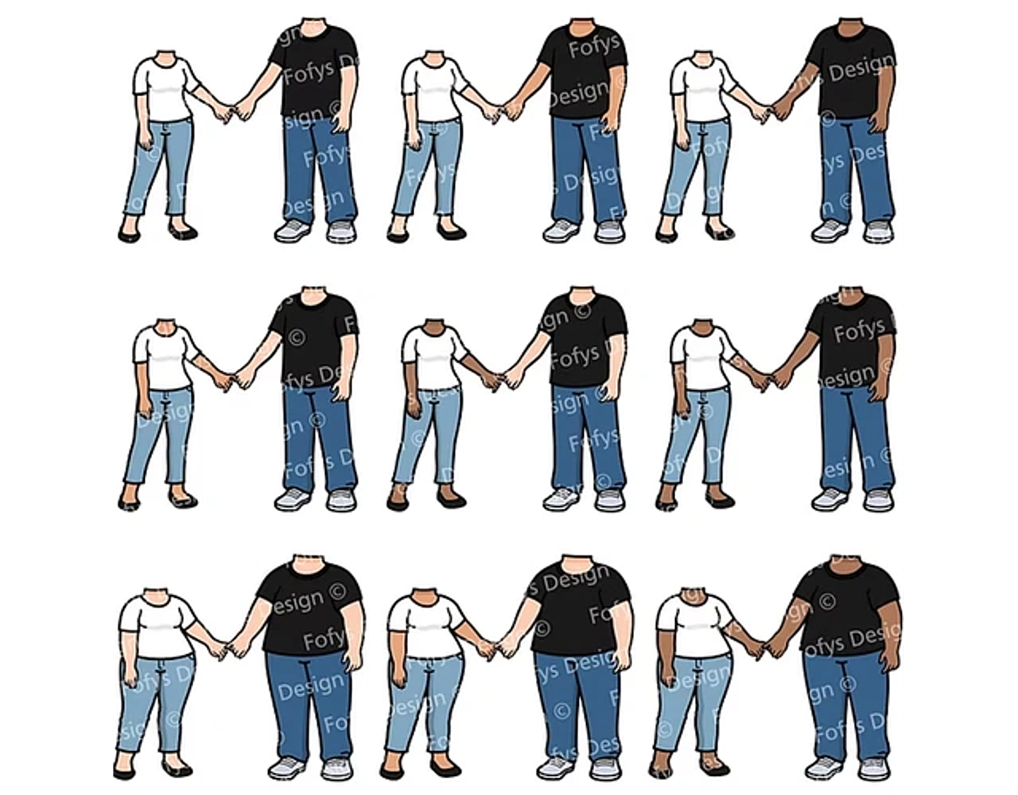 Kit Digital Dia dos Namorados Casal Namoradinhos 2 - FOFYS 2